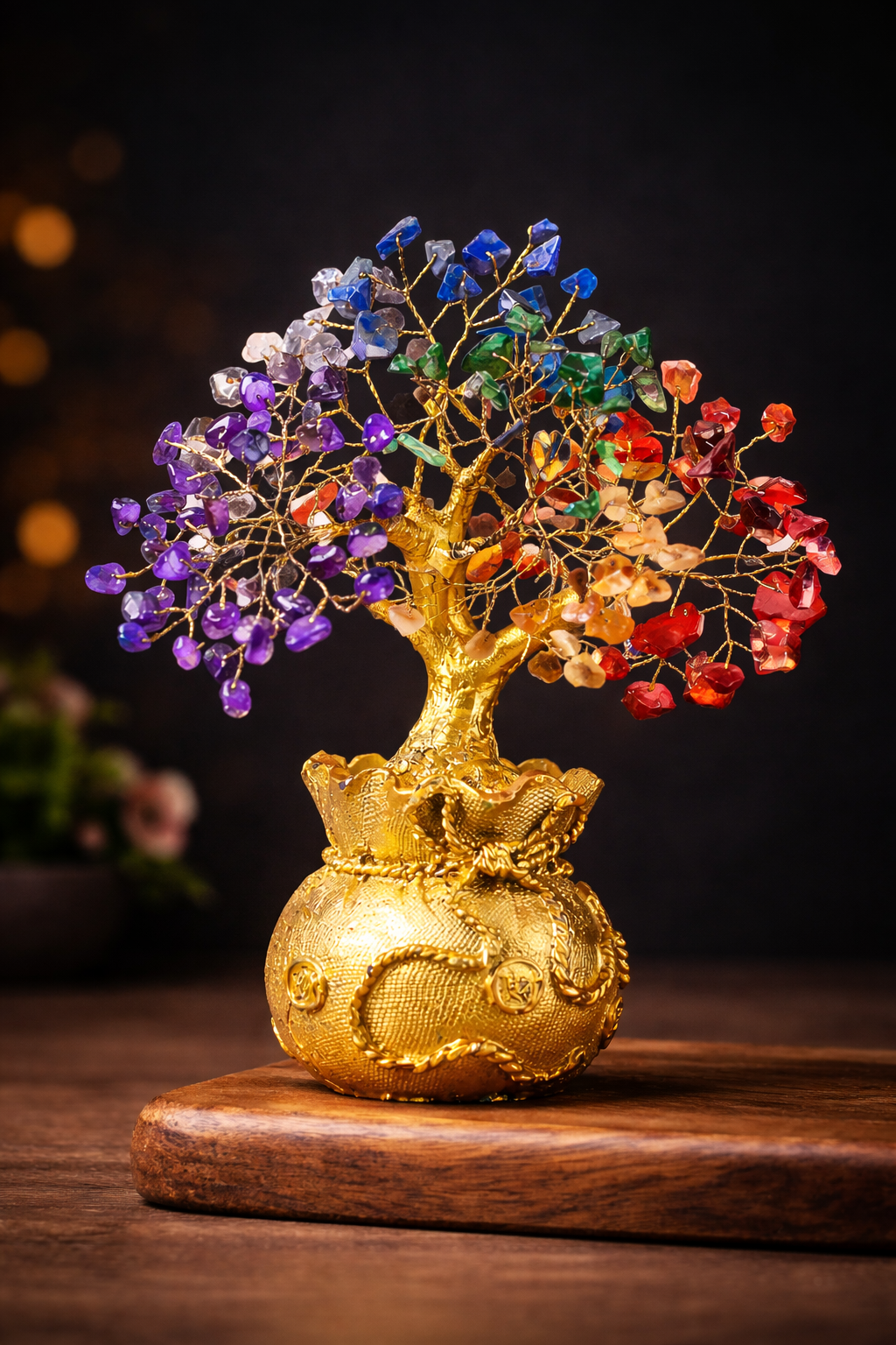 7 Chakra Crystal Money Tree
