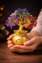 7 Chakra Crystal Money Tree