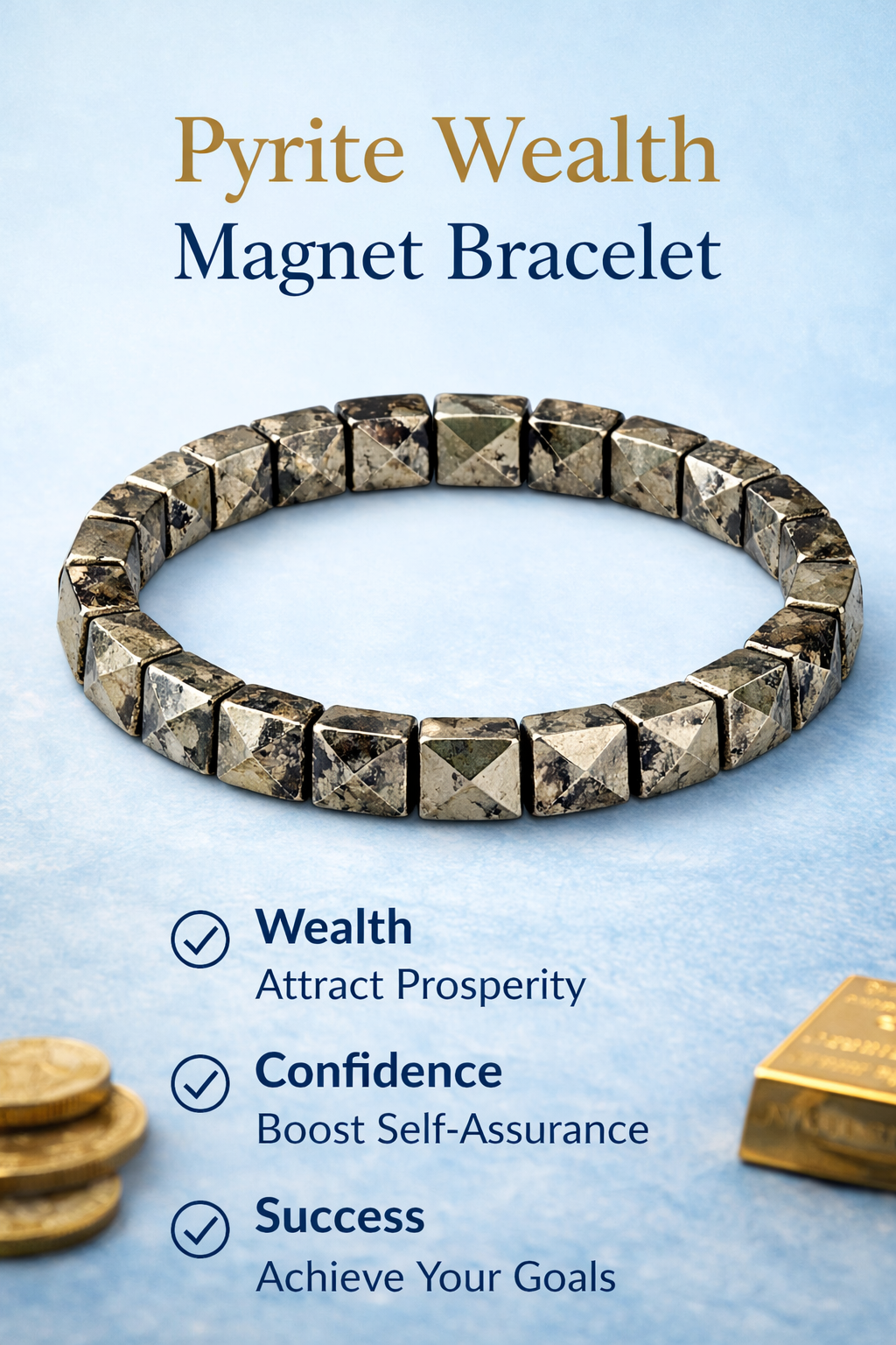 Pyrite Wealth Magnet Bracelet