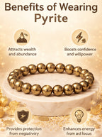 Golden Pyrite Bracelet: Fame & Fortune
