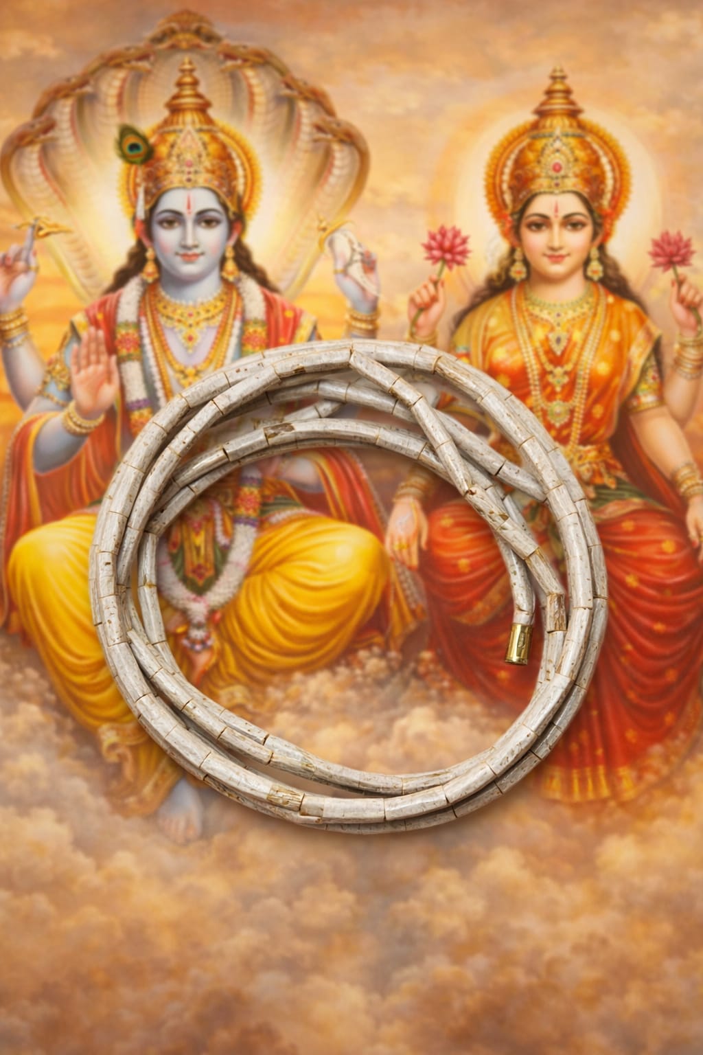 KANTHI MALA – Sacred Tulsi Neck Beads