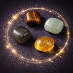 Four Powerful Healing Crystal Combo – Protection, Luck & Abundance