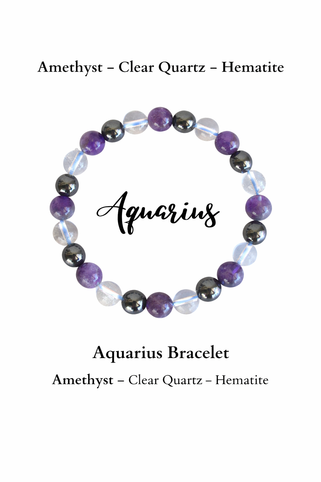 Aquarius Balance & Protection Bracelet