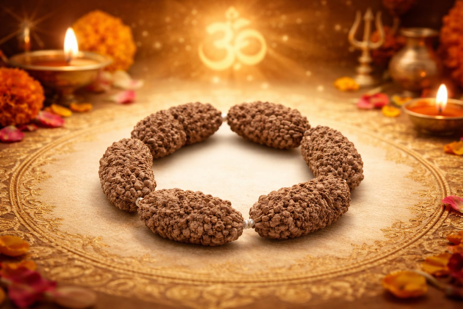 TWO MUKHI NATURAL RUDRAKSHA BRACELET