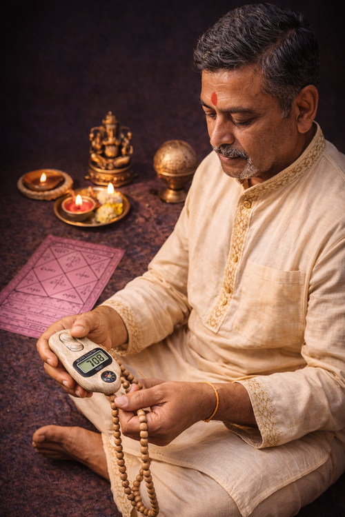 Digital Jap Mala Counter for Jyotish