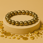 Golden Pyrite Bracelet: Fame & Fortune
