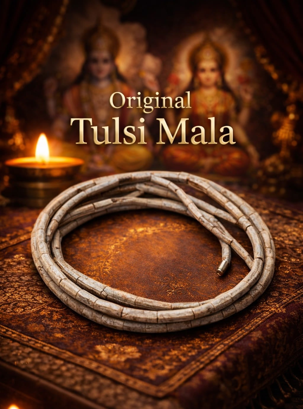 KANTHI MALA – Sacred Tulsi Neck Beads