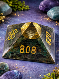 Orgonite Healing Pyramid with Flower of Life