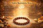 Five Mukhi Rudraksha Bracelet