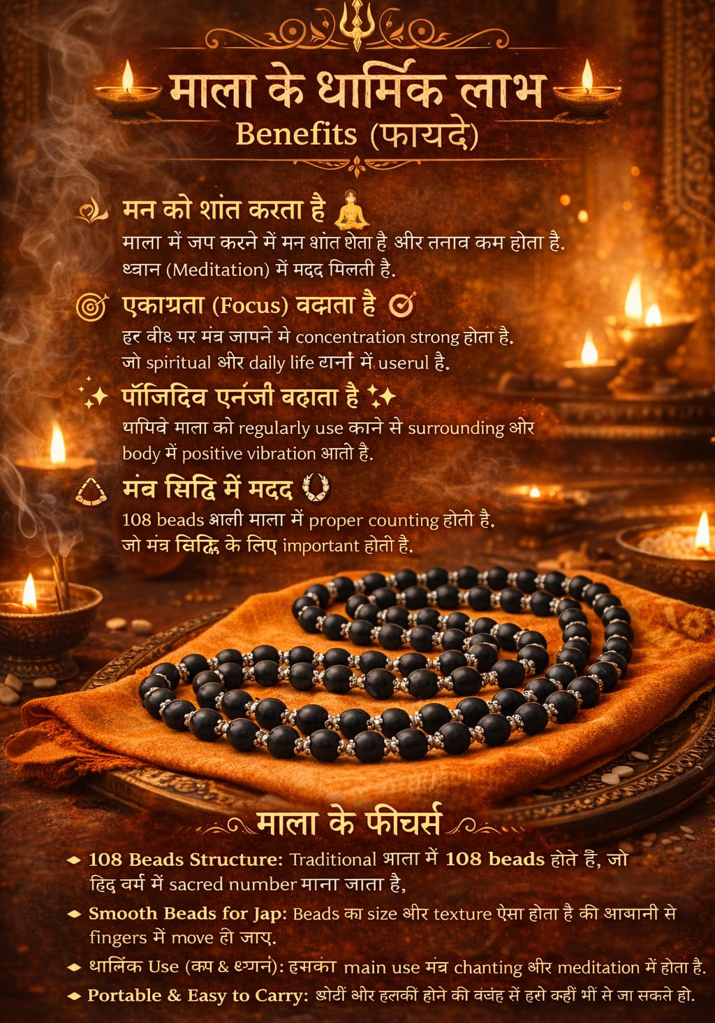 Divine Jap Karungali mala