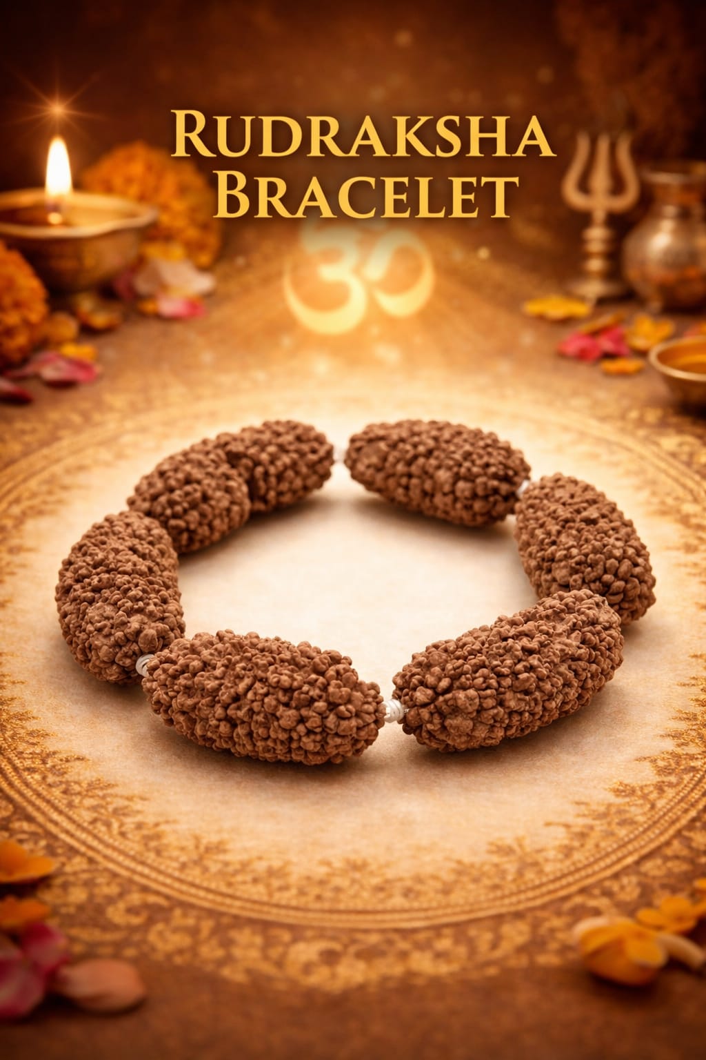 TWO MUKHI NATURAL RUDRAKSHA BRACELET