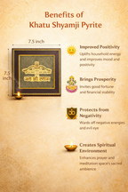 Khatu Shyam Blessed Pyrite – Stone of Prosperity, Protection & Good Fortune