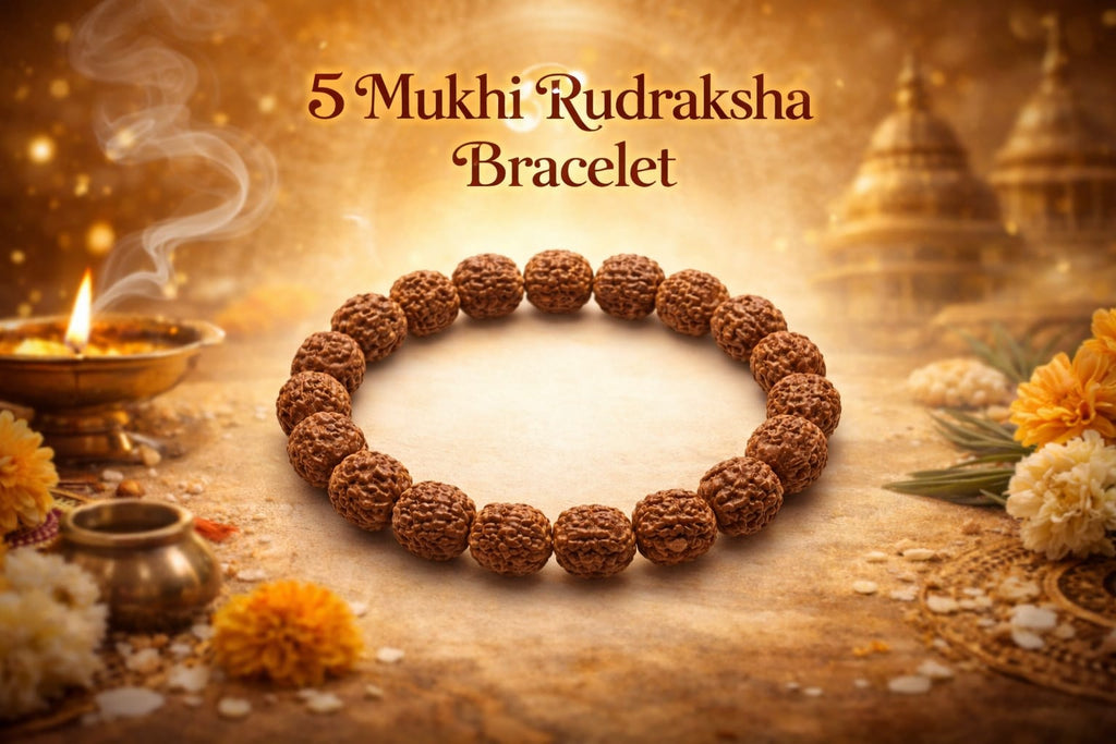 Five Mukhi Rudraksha Bracelet