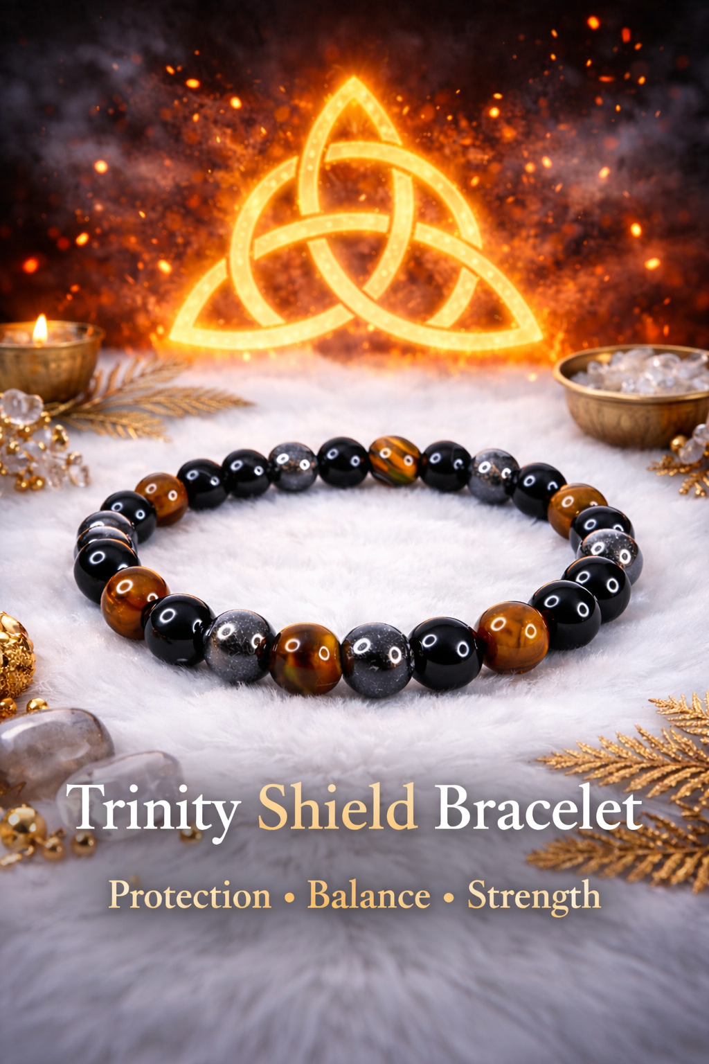 Trinity Shield Bracelet