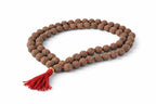 Authentic Rudraksha Mala Necklace – 108 Beads Spiritual Jewelry for Men & Women