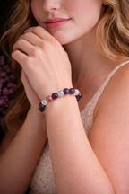 Libra Opal Rhodonite Amethyst Bracelet