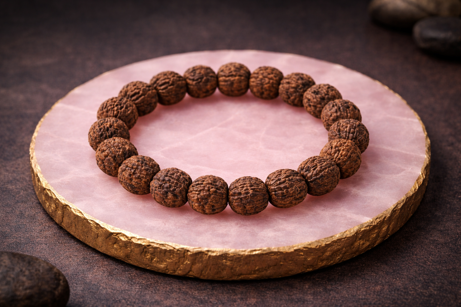 Natural 7 Mukhi Rudraksha Bracelet – Spiritual Energy & Financial Growth