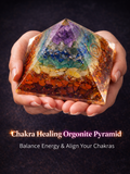 7 Chakra Healing Orgonite Pyramid – Balance Energy & Align Your Chakras
