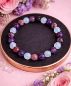 Libra Opal Rhodonite Amethyst Bracelet