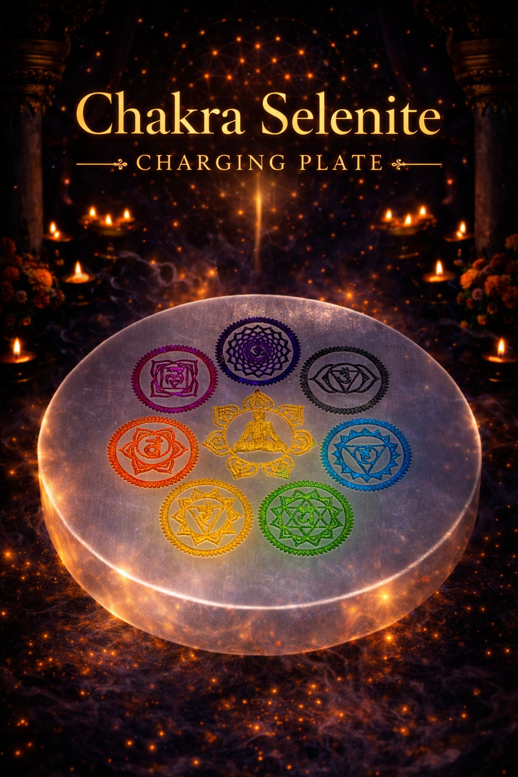 Seven Chakra Healing Plate