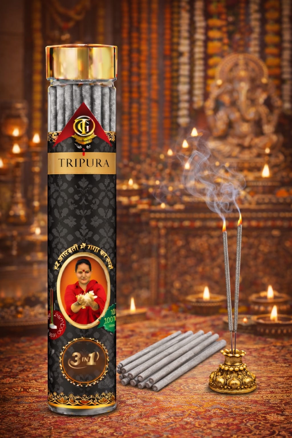 Tridev Bamboo Less Stick