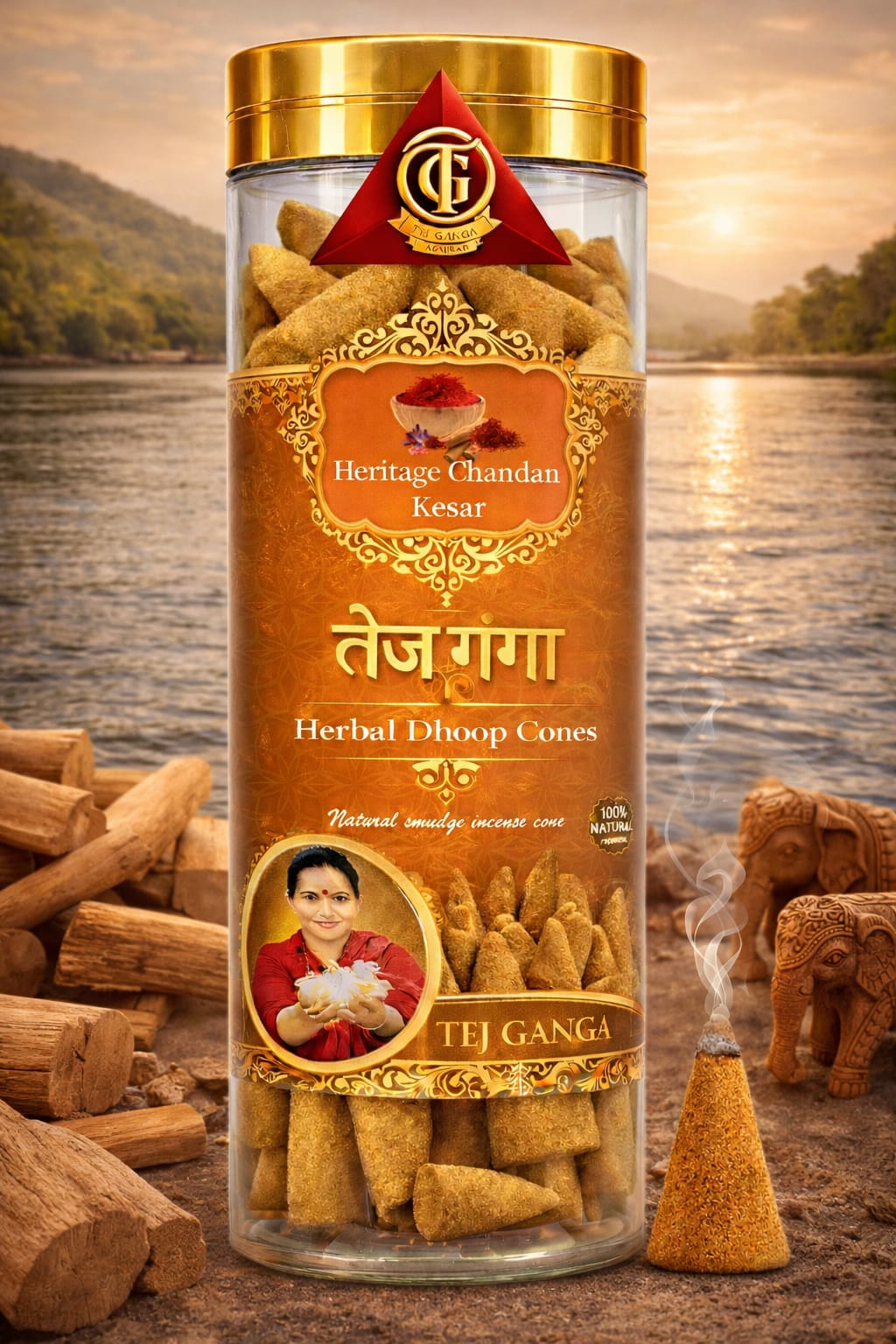 Heritage Sandal Dhoop Cone