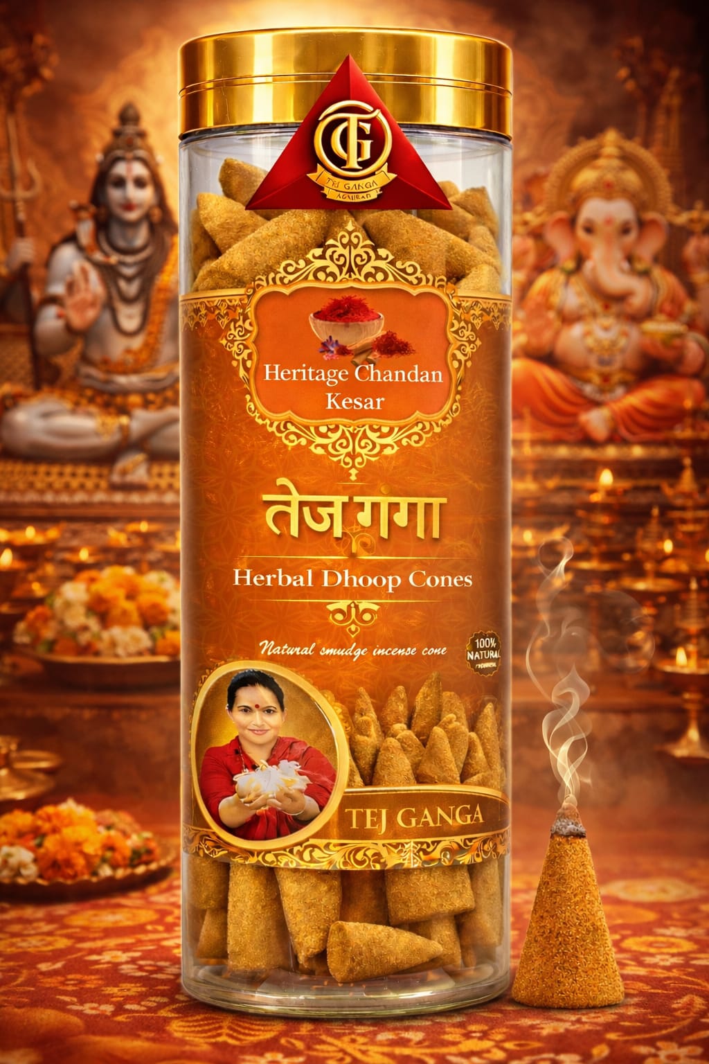 Heritage Sandal Dhoop Cone