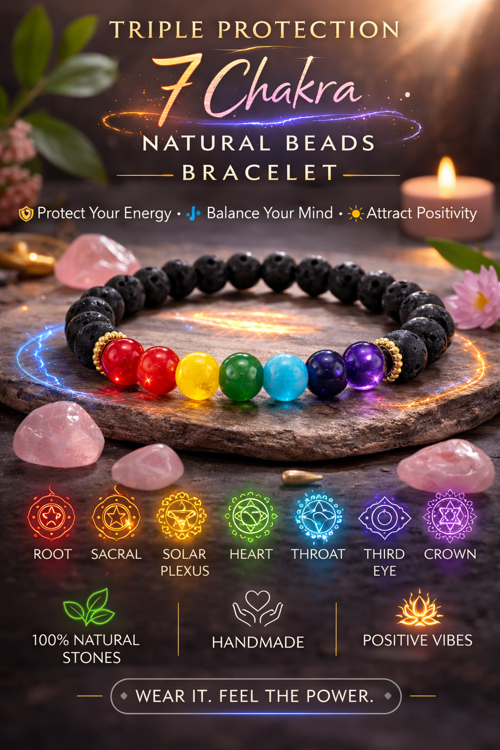 Seven Chakra Bracelet