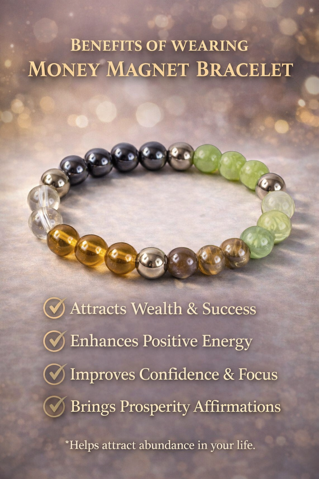 Lucky Money Magnet Bracelet