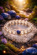 Natural Clear Crystal Beads Bracelet