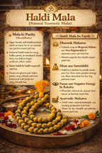 Pure Haldi Beads Mala