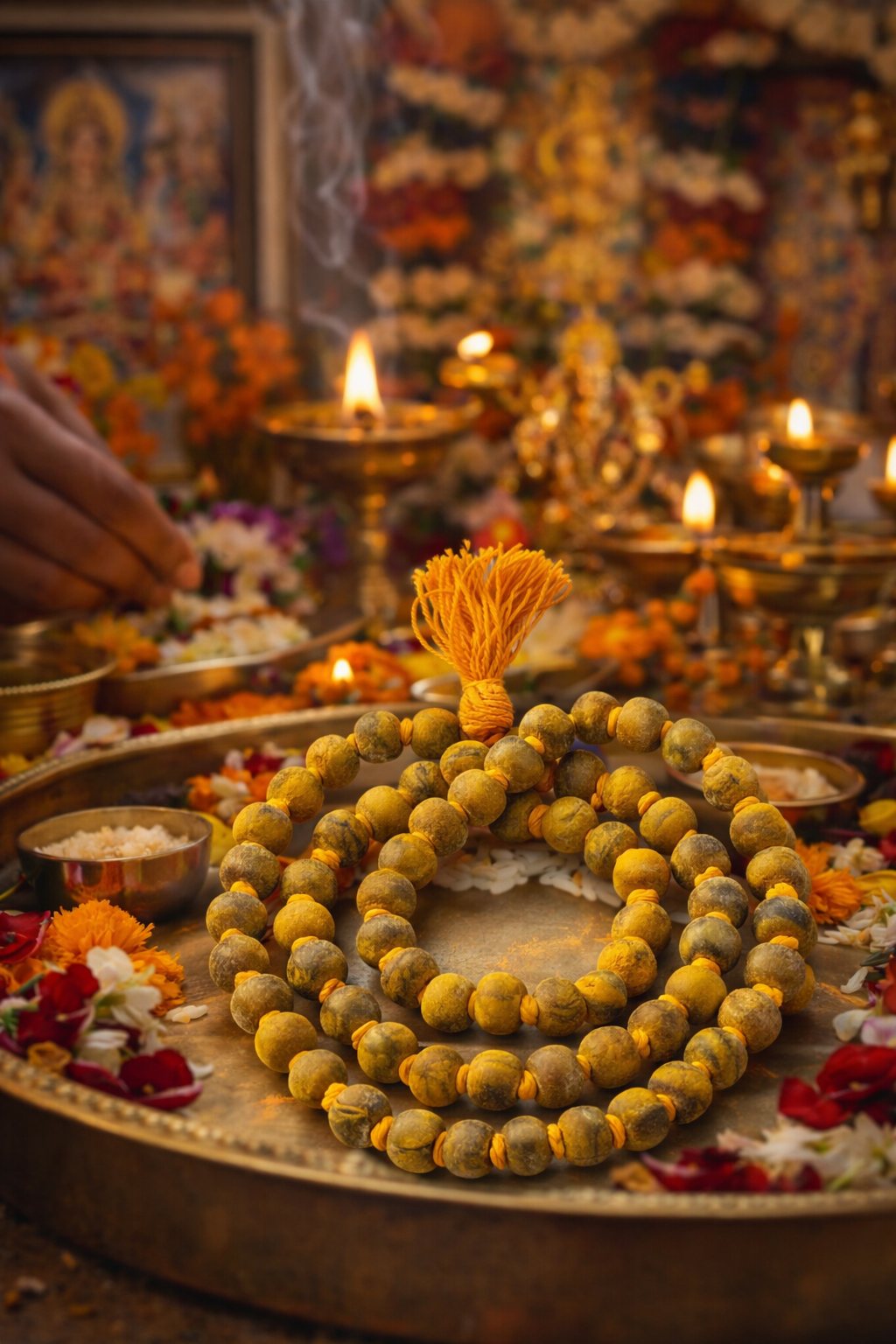 Pure Haldi Beads Mala