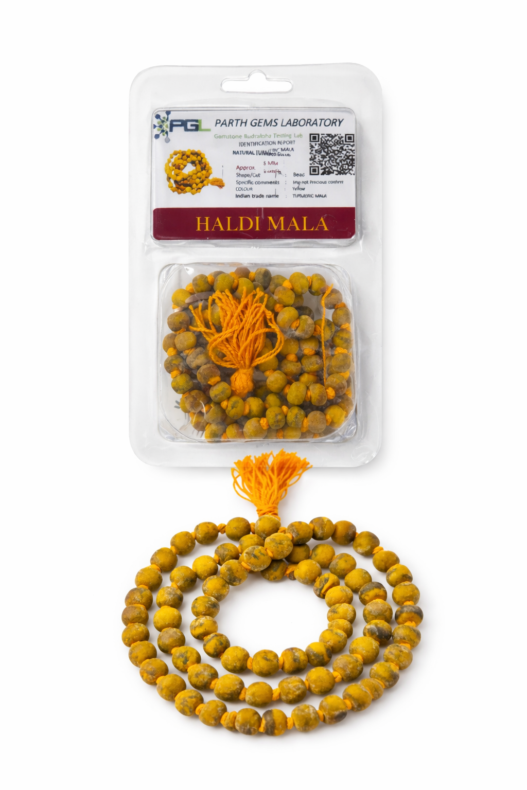 Pure Haldi Beads Mala